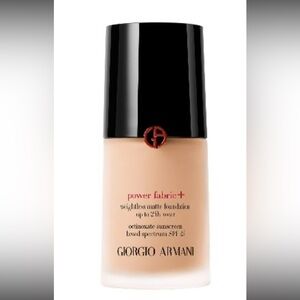 New Giorgio Armani Power Fabric+ Foundation -Cream SPF25 NO 2.5 original formula